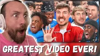 GREATEST VIDEO EVER!!! MrBEAST 50 YouTubers Fight For $1,000,000 (FIRST REACTION!!!)