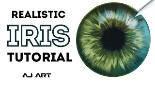 EASY Realistic Iris Tutorial | Procreate Drawing for Beginners - Step-by-Step Digital Art