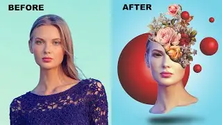 SURREAL DIGITAL COLLAGE TUTORIAL | Photoshop