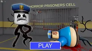 HORROR BARRY'S EYES PRISON RUN! New Scary Obby (#Roblox)