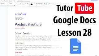 Google Docs Tutorial - Lesson 28 - Inserting Pictures from Clipboard and Inserting Screenshots