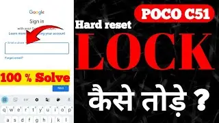 Poco C51 FRP Bypass android 13 | New Solution | Poco C51 Google Account By-pass Without Pc