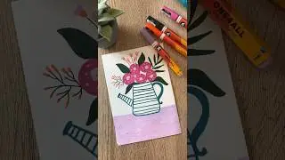 Blooms in a watering can 