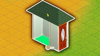 The Sims 1, 1-Tile-Wide Home.