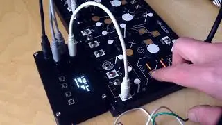 Chaos OP Device playing the make noise Strega