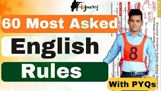 60 Most Asked English Grammar Rules for CDS,NDA and AFCAT.