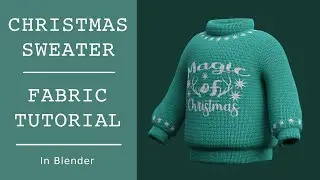 Christmas Sweater in Blender | Beginners Tutorial