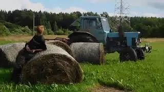 Супер захваты сенажа МТЗ 80 .Сенокос 2020