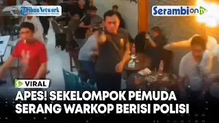 Kelompok Pemuda Serang Warkop Berisi Polisi, yang Diincar Juru Parkir, Ancam Petugas Pakai Busur