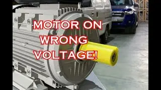 Never Connect a Motor To a Wrong Voltage!