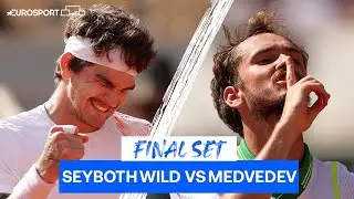 The Dream Debut! 🤩 Seyboth Wild Knocked Out No.2 Seed Medvedev In Astonishing Match | Eurosport