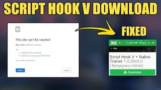Script Hook V Website Not Working - How To Download Script Hook V Latest Version