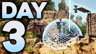 Defending the Double Bear Cave VS an Alpha Tribe! - ARK PvP