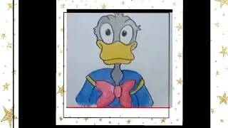 How to Draw Donald Duck || Easy drawing