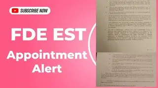 FDE EST Appointment Alert 🚨