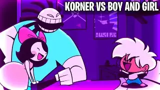 [FNF COVER] FNF TWINSOMNIA Korner Vs Boy and Girl [Friday Night Funkin] [FULL WEEK COVER]