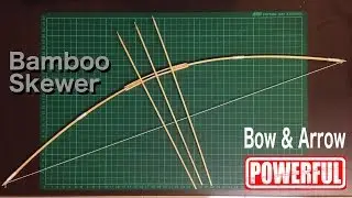 How to make bow and arrow with Bamboo Skewer