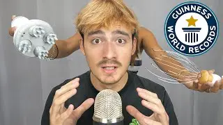 ASMR FASTEST HEAD MASSAGE - WORLD RECORD