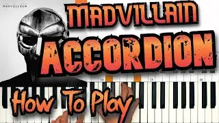 Madvillain - Accordion Keyboard Chord Tutorial How to play Piano