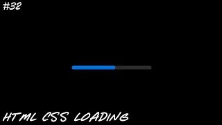 HTML CSS Loading Animation|@pinkweb0 html css tutorial