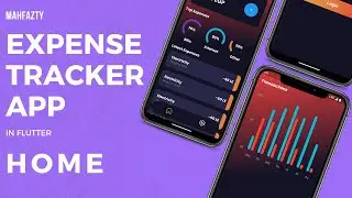 📱Expense Tracker App With Flutter&Firebase بالعربي - Home & Charts