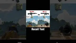 Recoil Test Full auto M16A4 vs MK-47 😱😱 