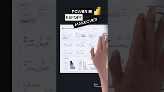 Power BI Report Makeover #shorts #powerbi #design