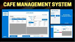 Cafe Management System || Source Code || Step by Step || C# Full Project