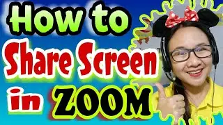 ZOOM TUTORIAL - HOW TO SHARE SCREEN IN ZOOM