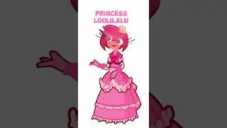 Making princess Loolilalu from amazing digital circus in gacha life 2 (sound credits: @GLITCH)