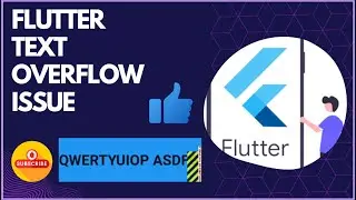 Flutter Text Overflow Issue. Flutter Tips. Please subscribe.