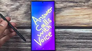 Samsung S23 Ultra : Answer and Reject Calls with Voice Command - Caller Name Aloud