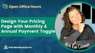 Design Your Pricing Page with Monthly and Annual Payment Toggle with Kim