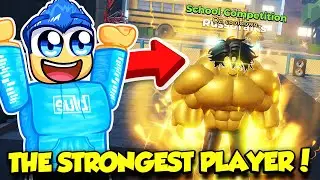 BECOMING THE STRONGEST PLAYER IN ROBLOX GYM LEAGUE!!