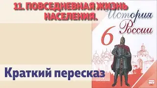 11. Повседневная жизнь населения. Владимир Мономах. История 6 класс