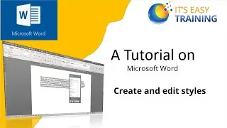 How to create and edit styles in Microsoft Word