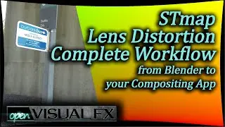 Blender STmap Lens Distortion Workflow