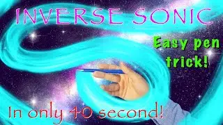 Inverse sonic. Basic penspinning trick for beginners. Learn How to Spin A Pen - In Only 40 seconds!