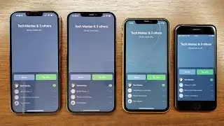 iPhone 13 Pro Max, 12 Pro Max, 11, 7 WhatsApp Incoming Group Call & Chat