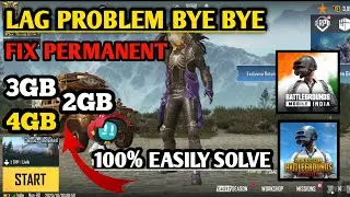 Lag Problem Fix 100% For Permanent In Bgmi / Pubg  ||  How To Fix Lag Problem In Bgmi