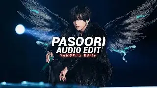 pasoori - ali sethi x shae gill [edit audio]