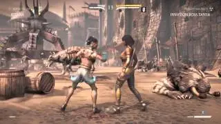 Mortal Kombat X Invasion Boss Tanya Vs Vanilla Kitana