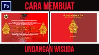 Cara buat Undangan Wisuda | Slide A - Part 1