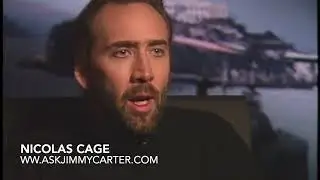 Nicolas Cage..The Rock..1996 talks about Connery and his career...with Jimmy Carter