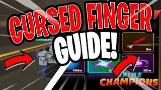 How to Get Cursed Fingers in Anime Champions Simulator Update 1!