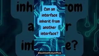 Can an interface inherit from another interface?