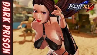 Luong in a Dark Prison outfit - KOF XV mod