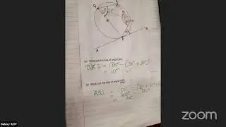 CSEC MATHEMATICS CLASS - Circle Theorem - October 19, 2021