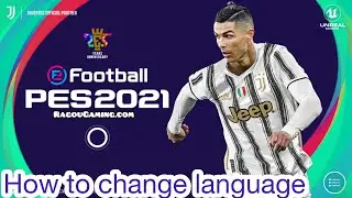 How to change language in PES 2021