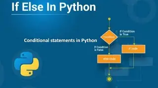 Conditional statements in Python # if else block